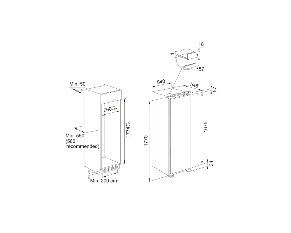 FRANKE Ankastre Buzdolabı FSDF 330 NF E 118.0740.202