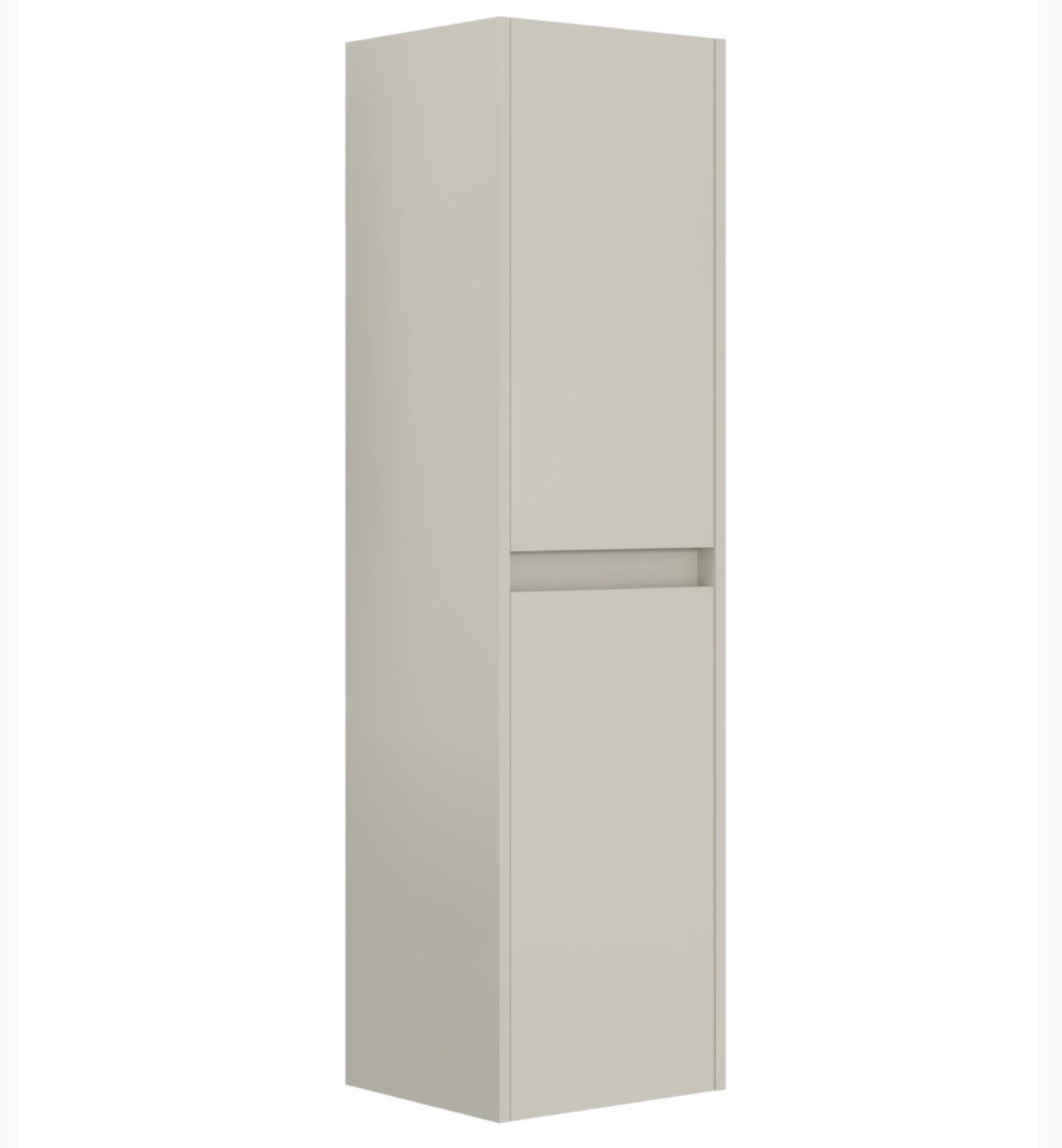 Orka Arno Kapaklı 40 cm Banyo Boy Dolabı Parlak Kaşmir