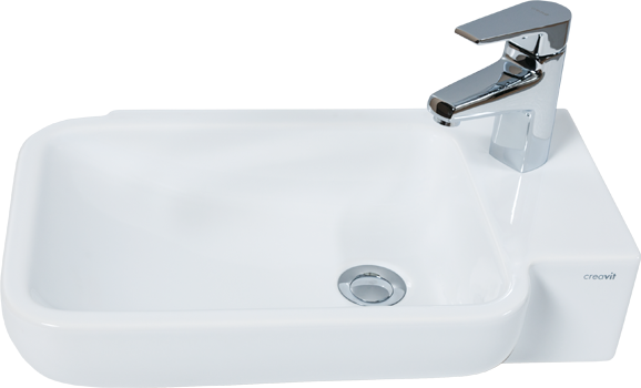 Creavit TP027 Dolap Uyumlu Lavabo 33X53 cm Beyaz