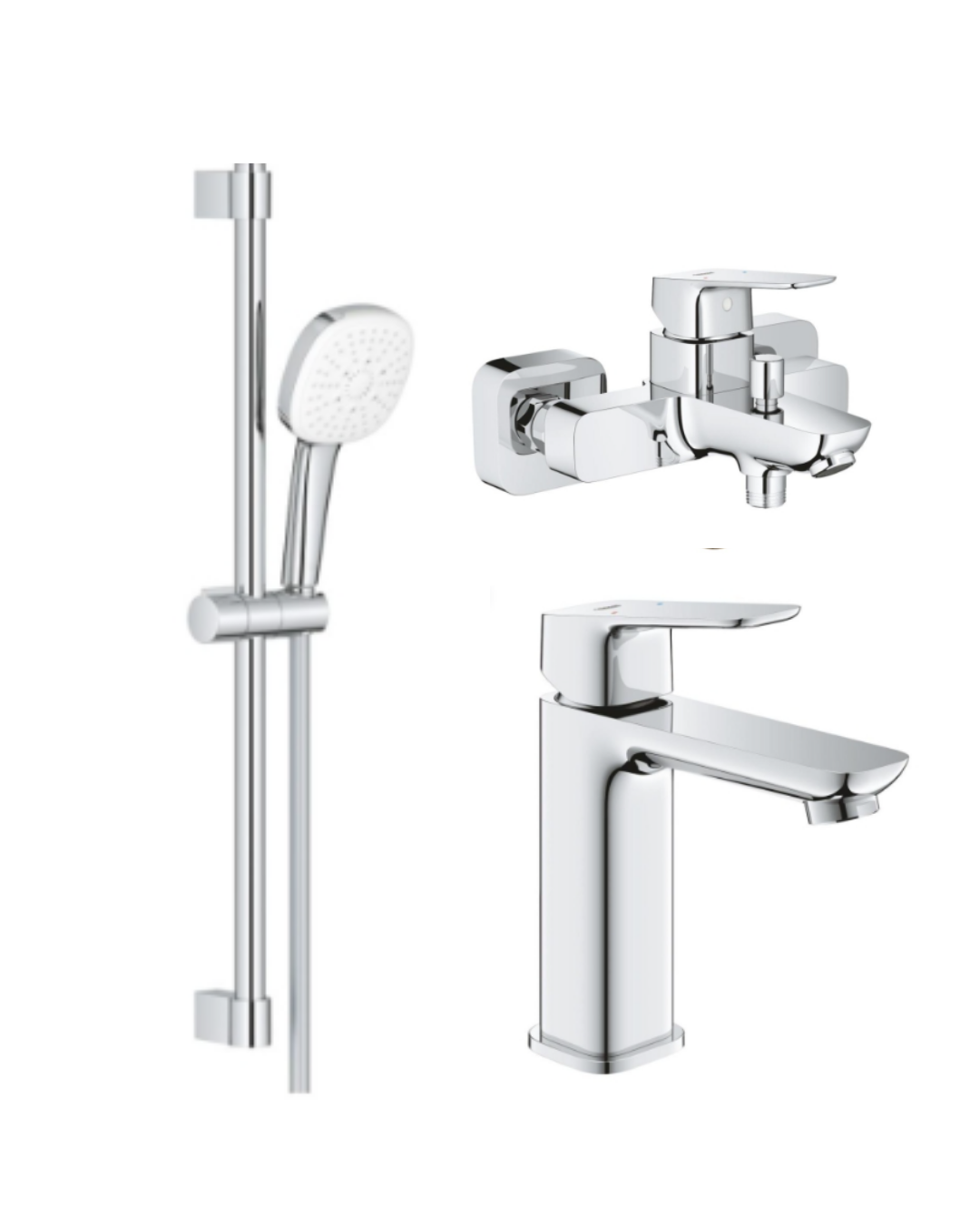 Grohe Cubeo Sıva Üstü Banyo Seti Krom 