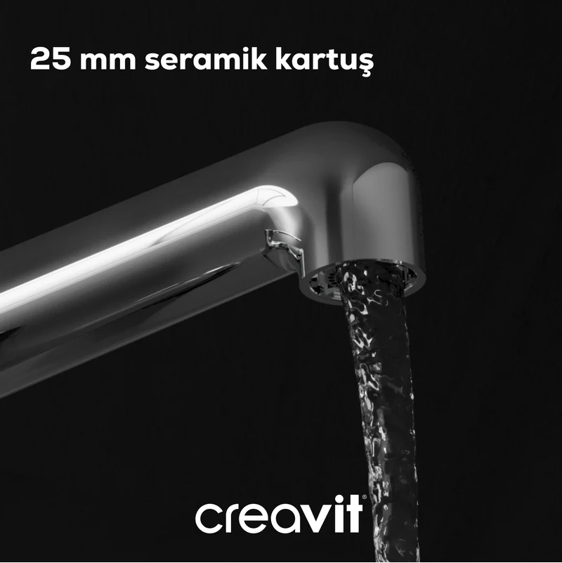 Creavit FL2500 Flow Banyo Bataryası Krom