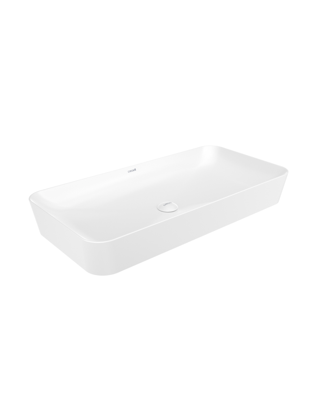 CREAVİT UL080 Ultra Tezgah Üstü Lavabo Beyaz 80 cm