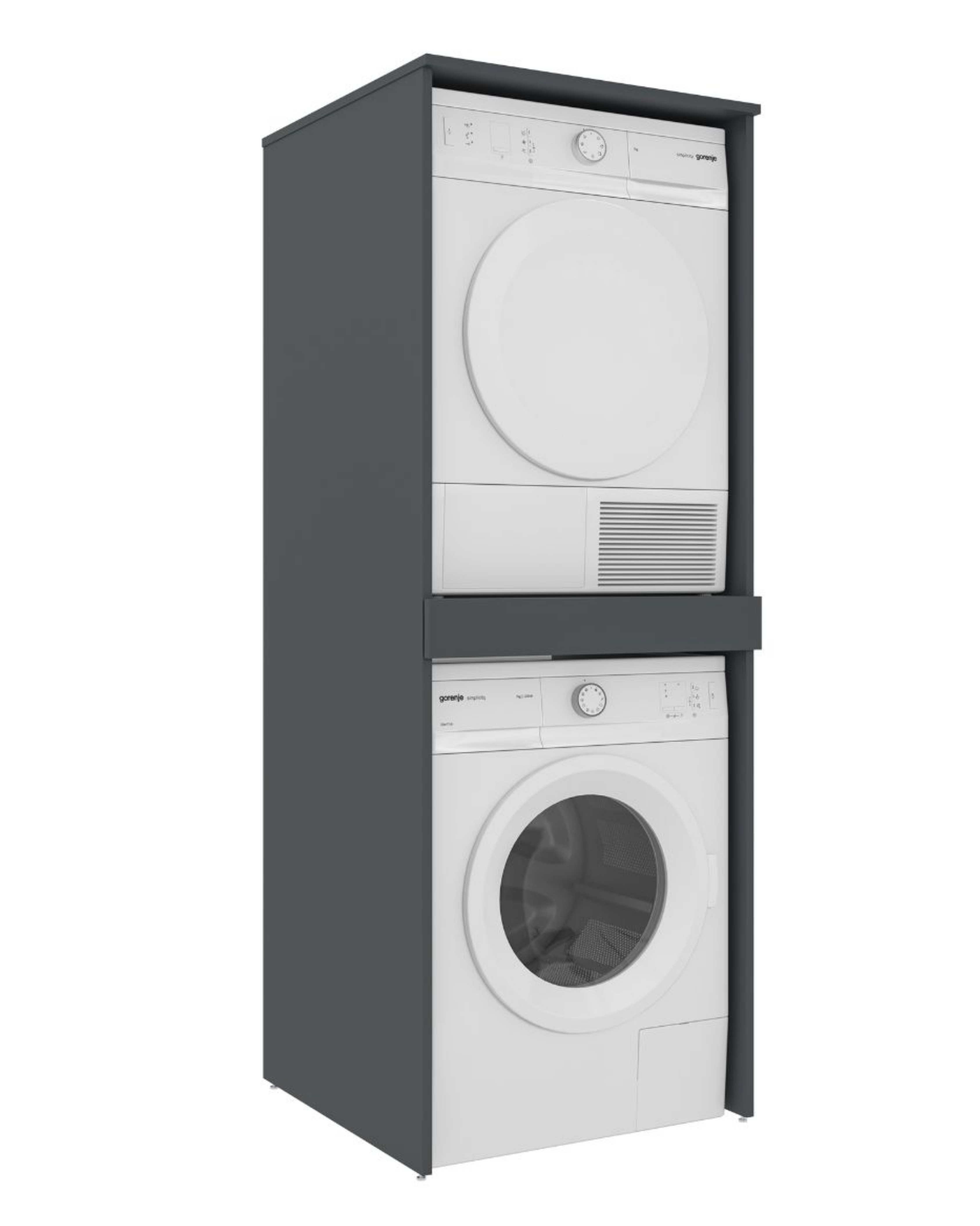 Orka Linfa Çamaşır ve Kurutma Makine Dolabı Kapaksız