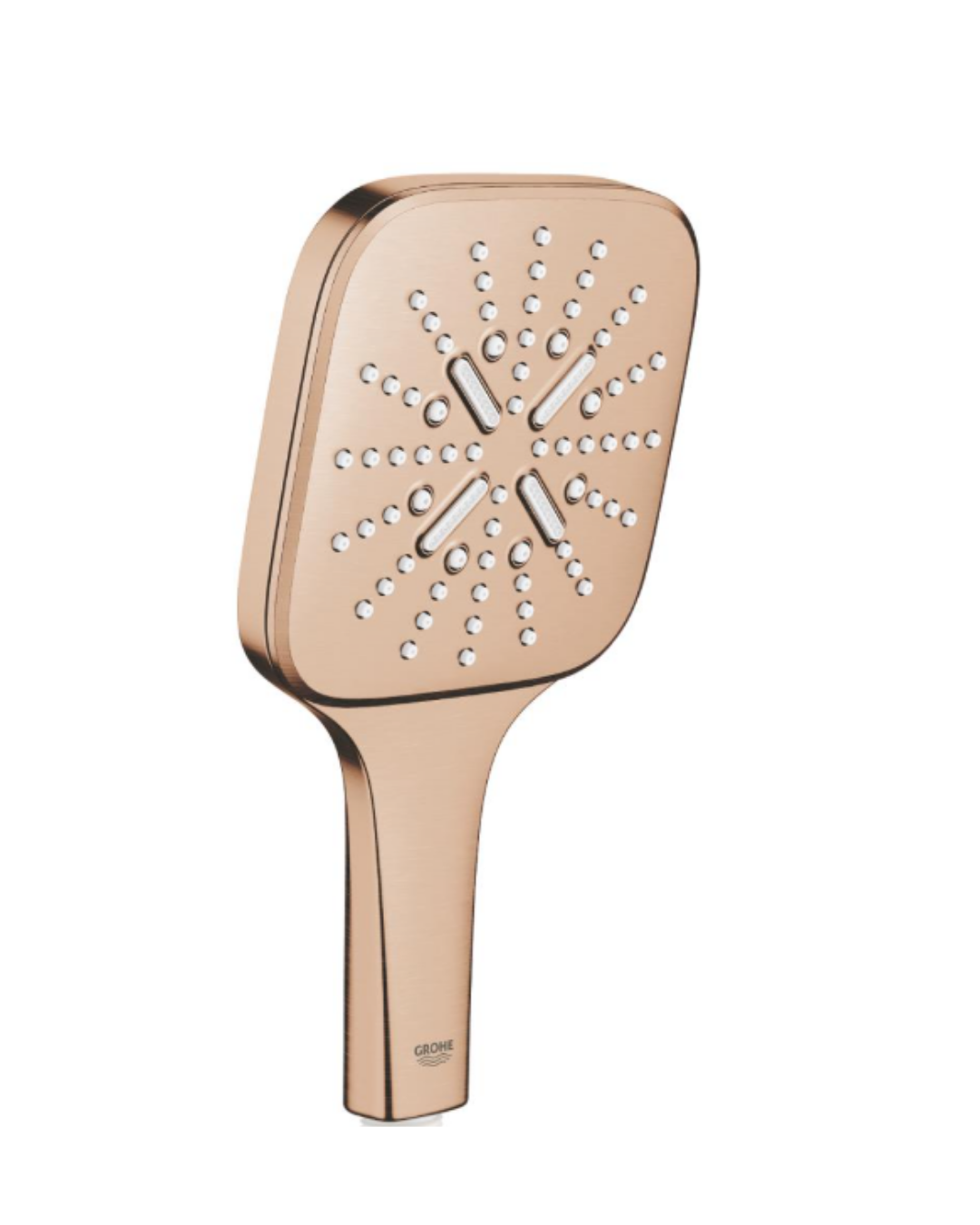 Grohe 26582DL0 Rainshower SmartActive 130 Cube El Duşu 3 Akışlı Brushed Warm Sunset