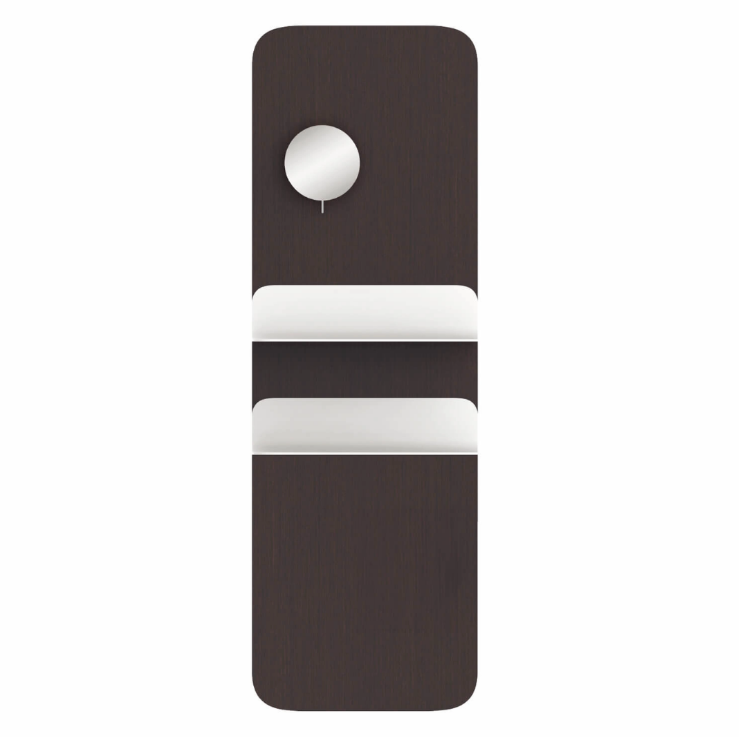 FL1060.00 • Foglia Duvar Ünitesi Raflı Büyüteç Aynalı