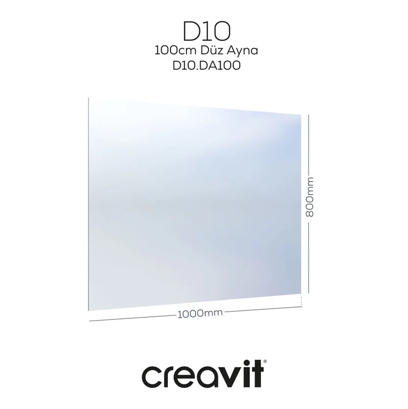 Creavit D10.DA100 D10 100 cm Düz Ayna