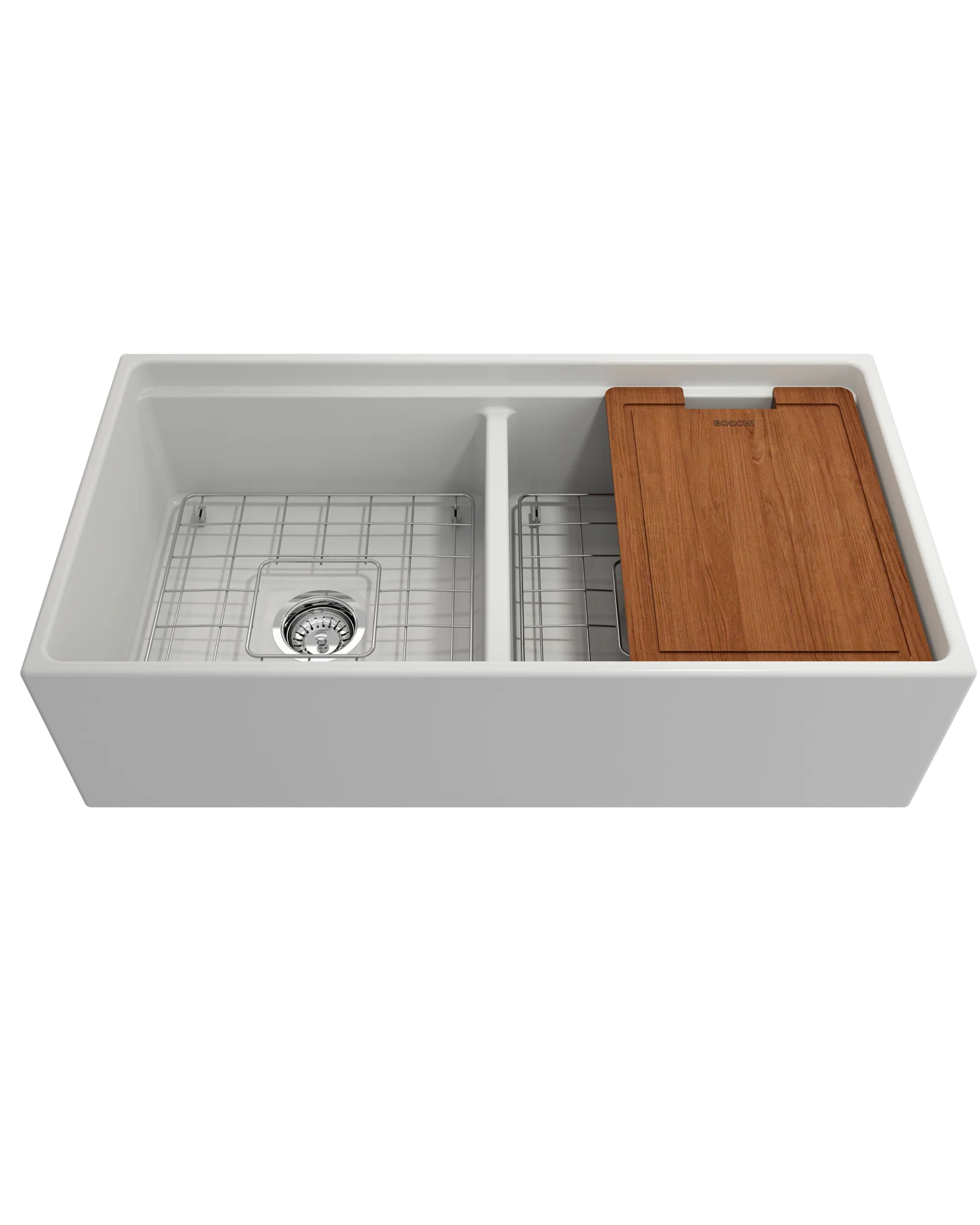 Bocchi  Sapele Ahşap Evye Üstü Kesme Tahtası 2320 0001