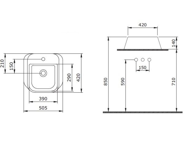 Bocchi Milano Lavabo 60 cm Parlak Turuncu 1376-012-0126