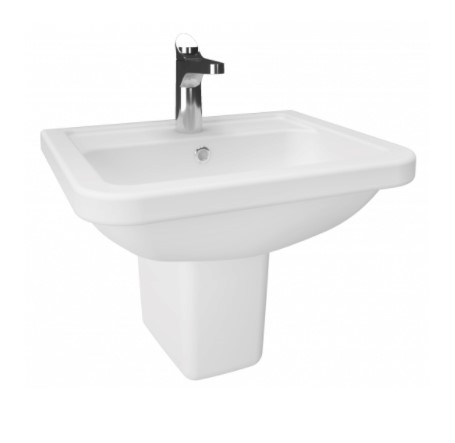 Creavit KY050 Key Yarım Ayak Köşeli Lavabo 40*50 cm