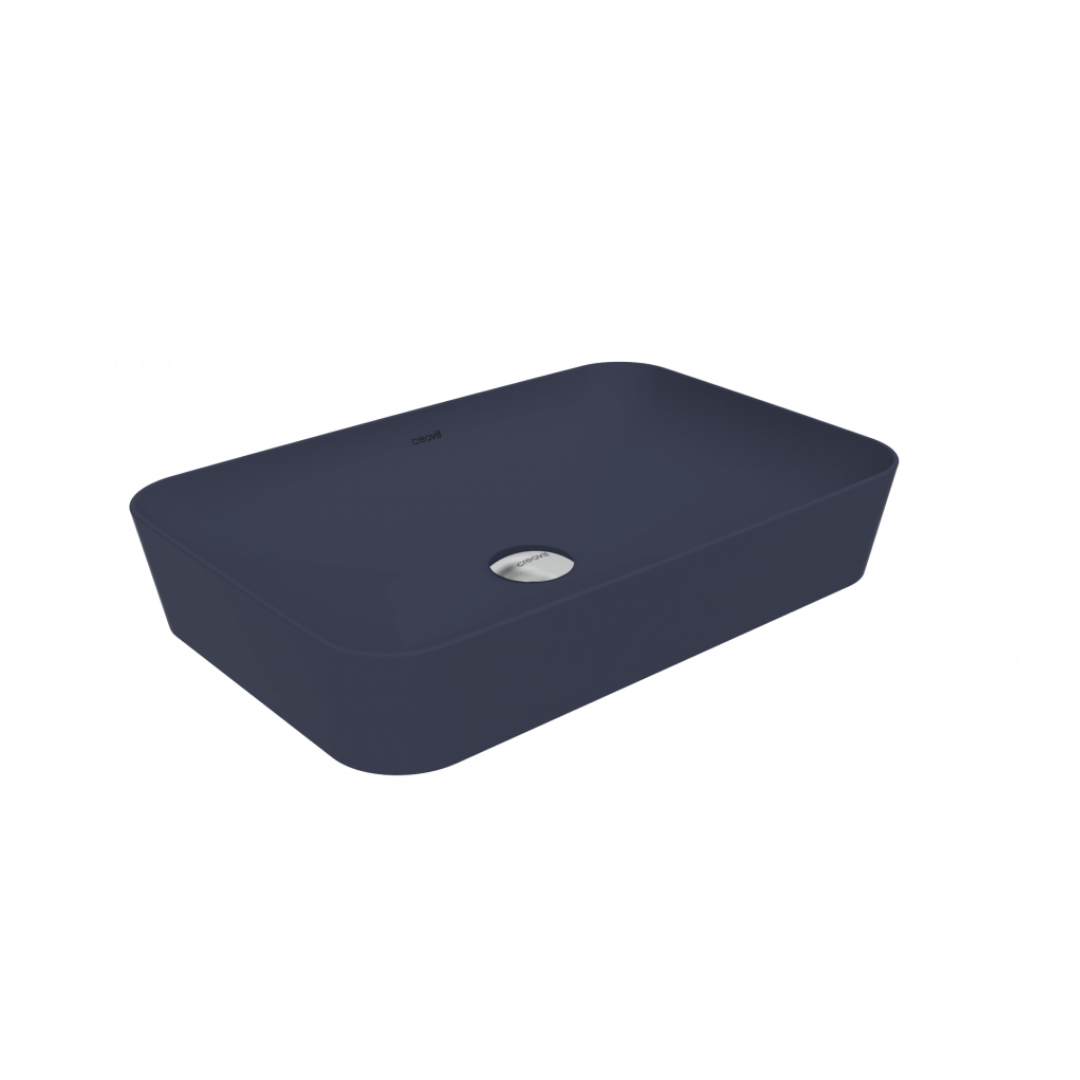 Creavit UL060.00BM Ultra 60 cm Tezgah üstü Lavabo-Basalt Mat (Lacivert)