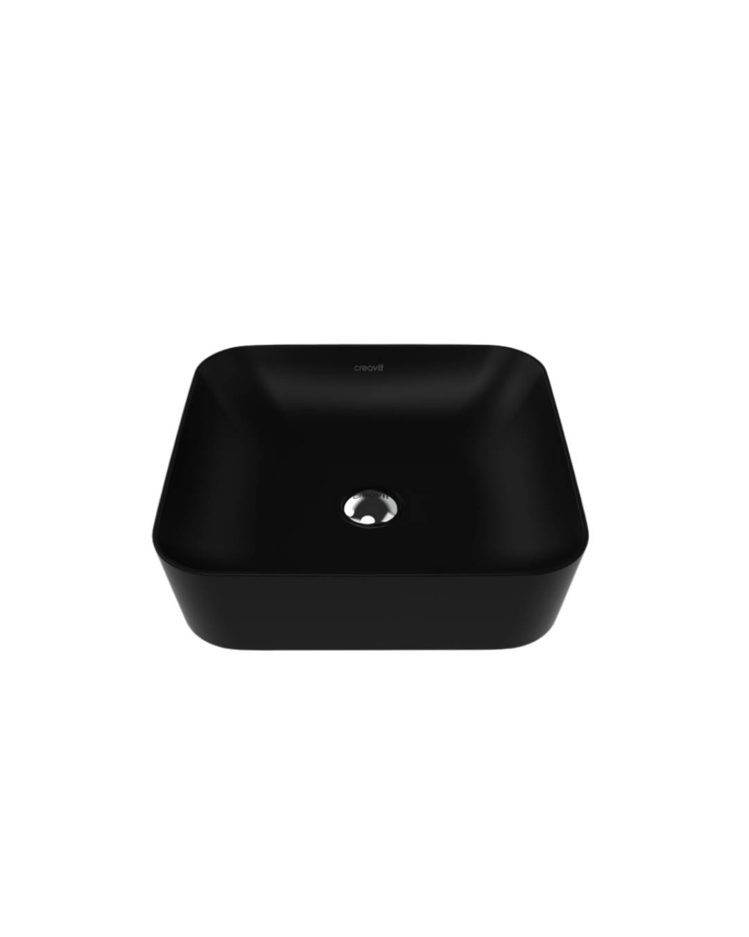 Creavit Ultra Tezgah Üstü Lavabo 40 cm -Mat Siyah UL040KK