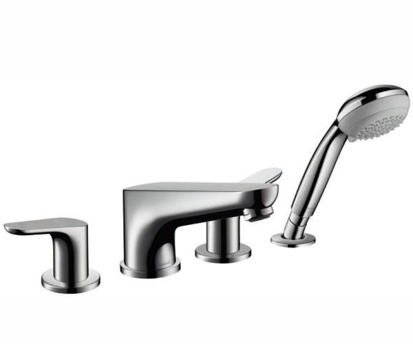 4 Delikli Küvet Kenarı Banyo Bataryası Krom