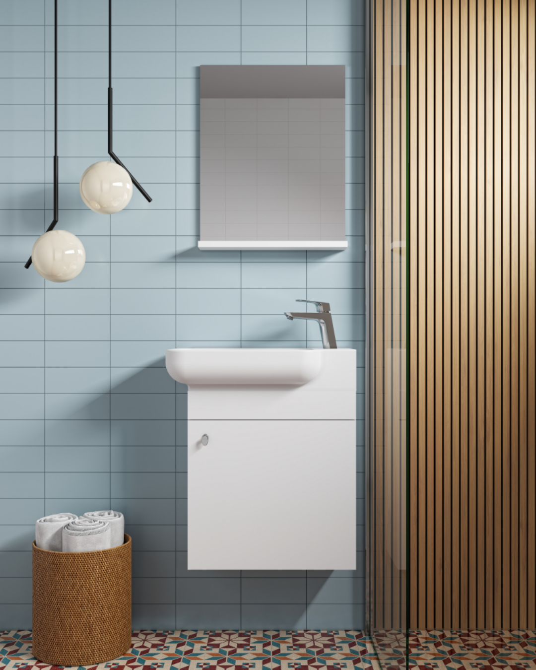Creavit Dolap Uyumlu Lavabo 33X53 cm Beyaz TP027 