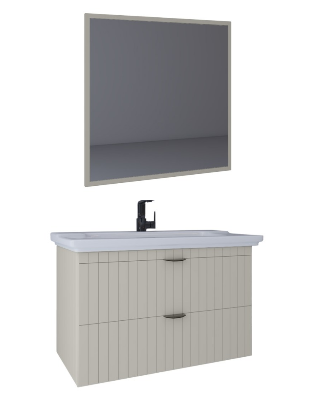 Kobos Noble Banyo Mobilyası Takımı Çekmeceli