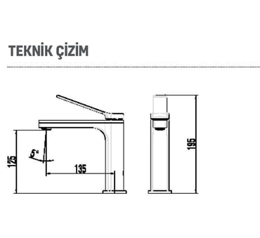 Creavit Ritmo Lavabo Armatürü RT1500