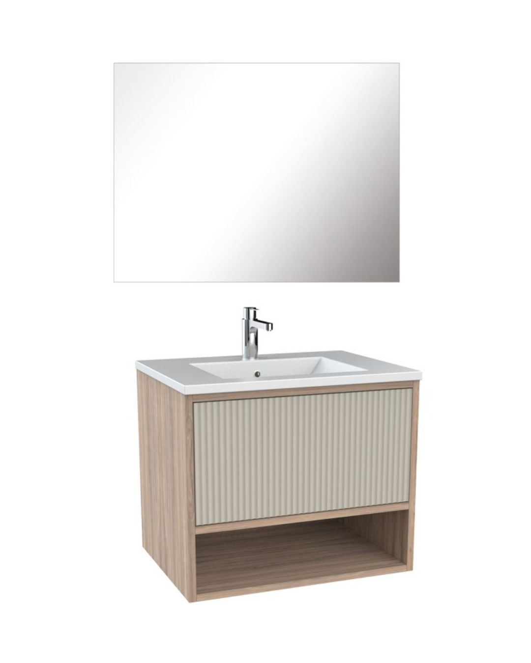 Kobos Elegant Banyo Mobilyası Takımı Tek Çekmeceli