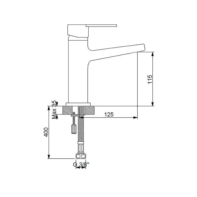 NEWARC PREMİUM YÜKSEK LAVABO BATARYASI