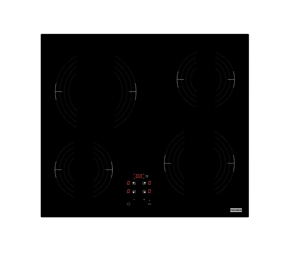 FRANKE FRSM 604 C T BK Black Glass Elektrikli Cam Ocak  108.0669.349