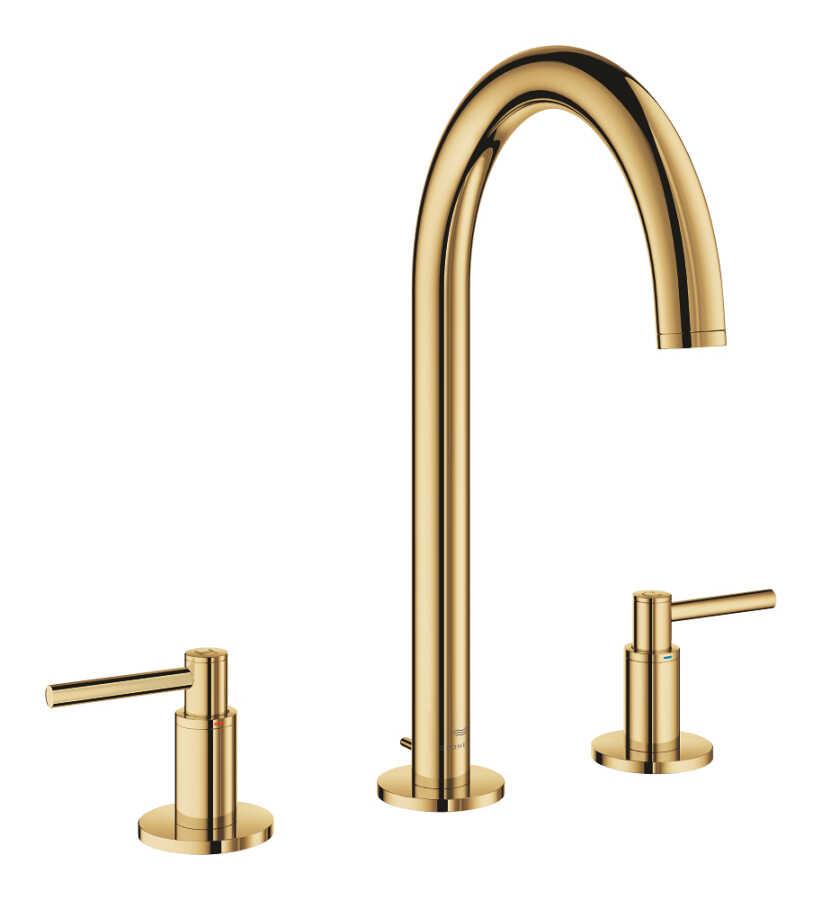 Grohe 20649GL0 Atrio New Classic 3 delikli lavabo bataryası   L-Boyut