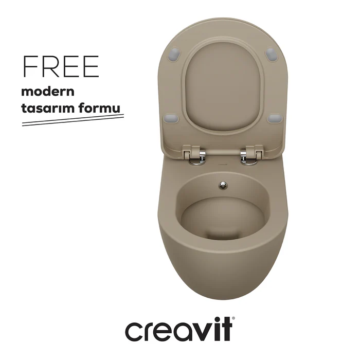 Creavit FE320-00CM00E-0000 Free Asma Klozet Mat Cappuccino