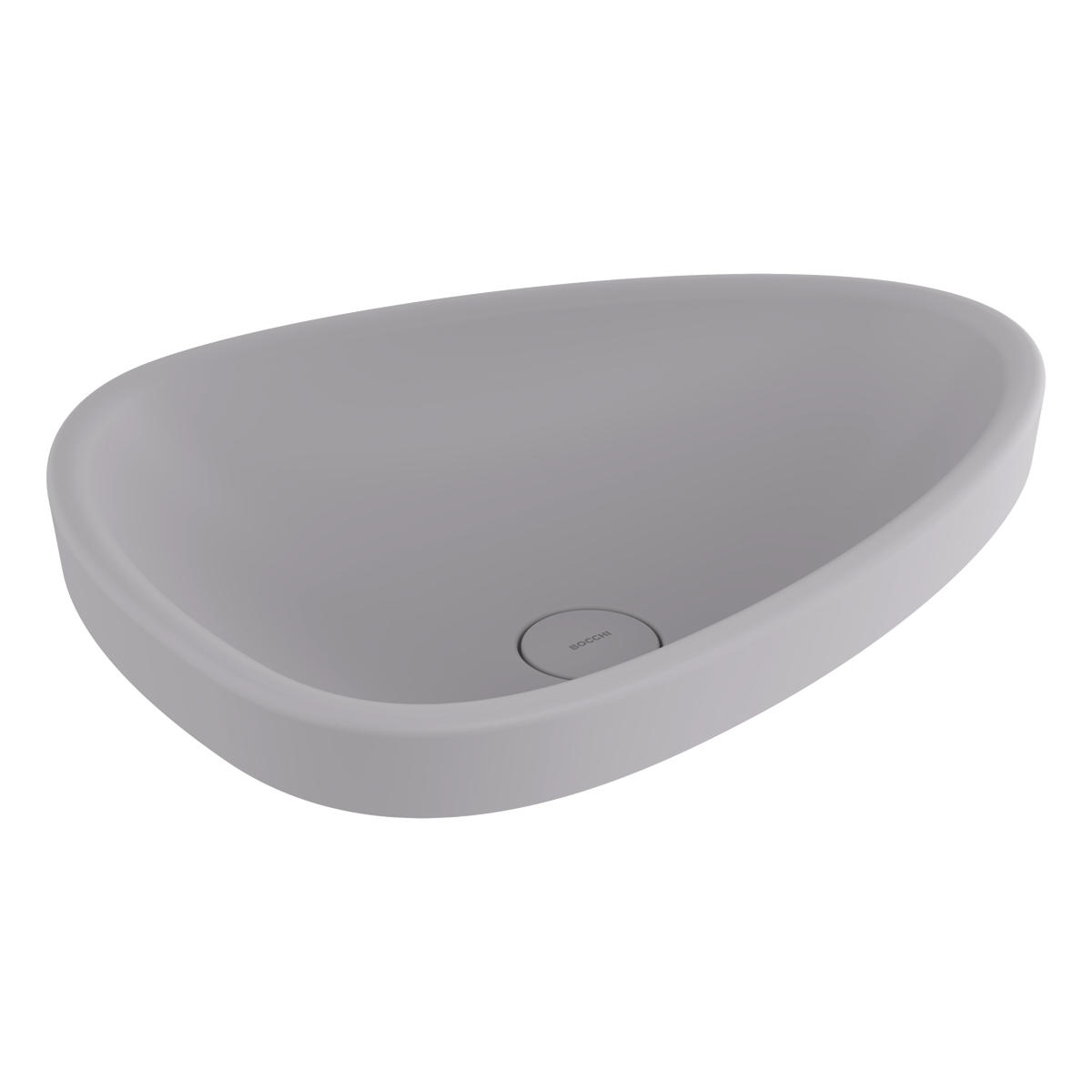 BOCCHİ Etna Tezgah Üstü Lavabo 58 cm MAT GRİ 1112-006-0125