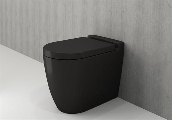 Bocchi 1528-004-0128 Venezia Rimless Tek Klozet ve Kapağı Mat Siyah