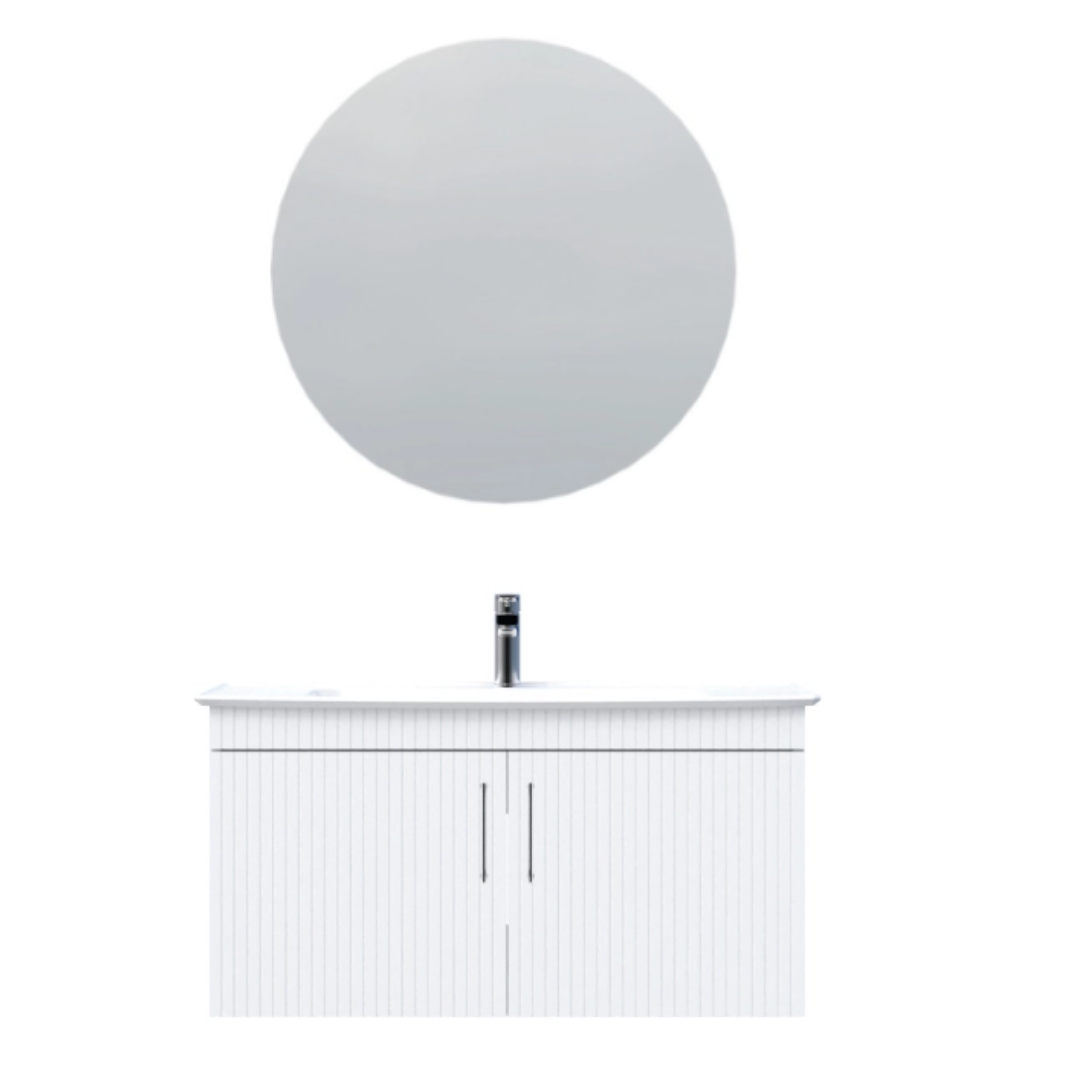 Creavit E10 Lake Kapaklı Erine Lavabolu Banyo Takımı 100 cm