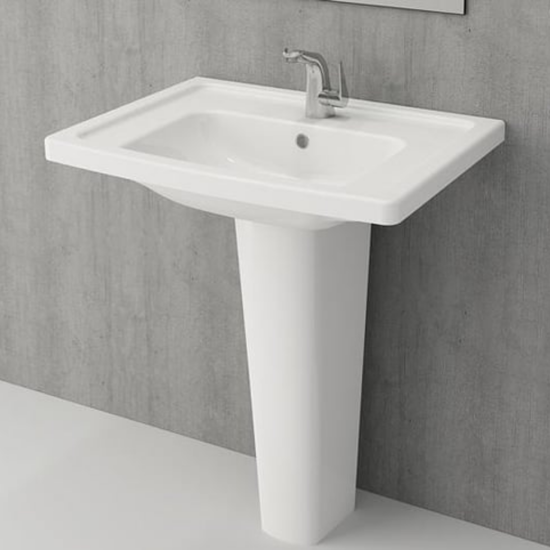 Bocchi Lavita Lavabo 60 cm Mat Beyaz