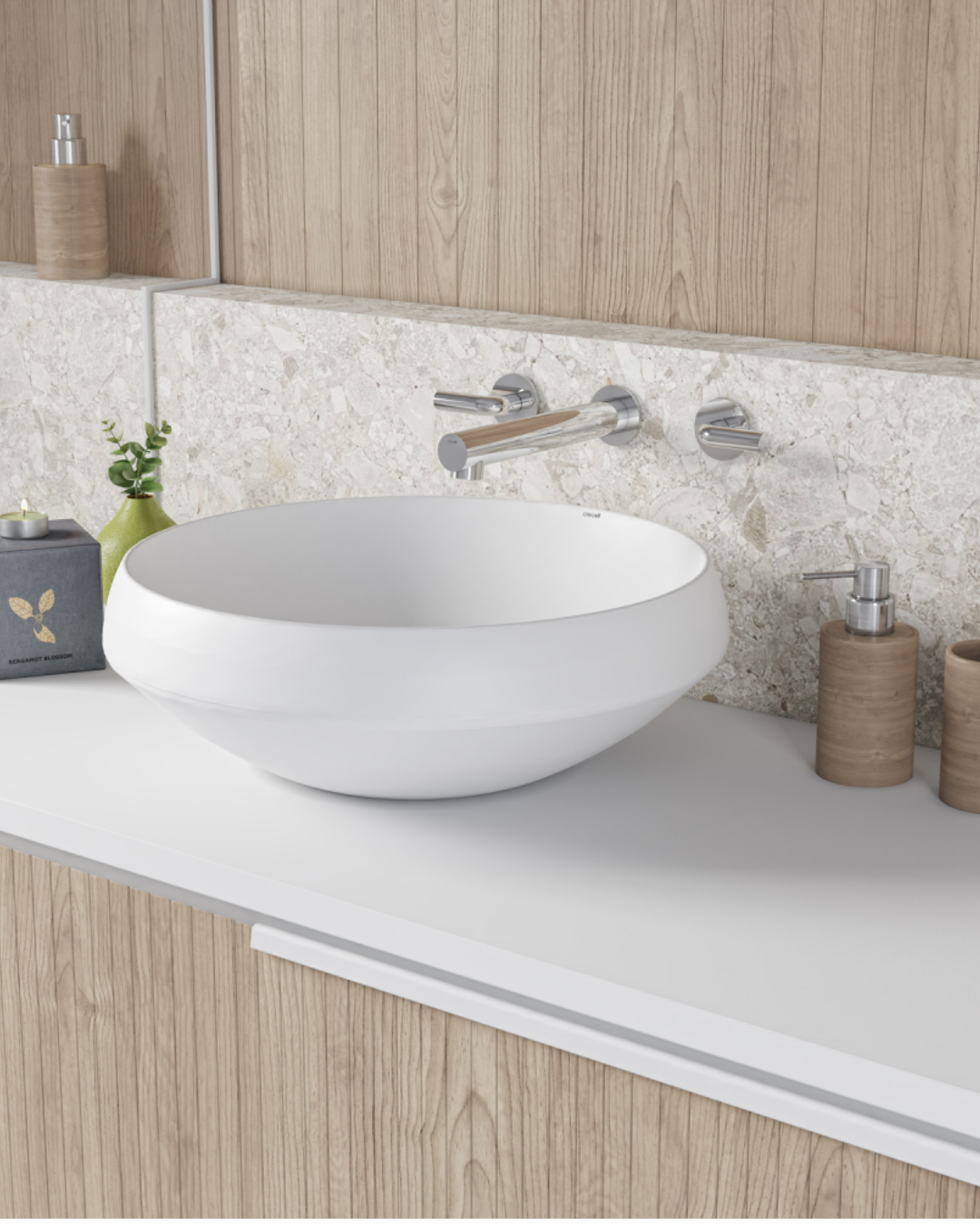 Creavit Deep Tezgah Üzeri Lavabo Ø45 cm DE045 