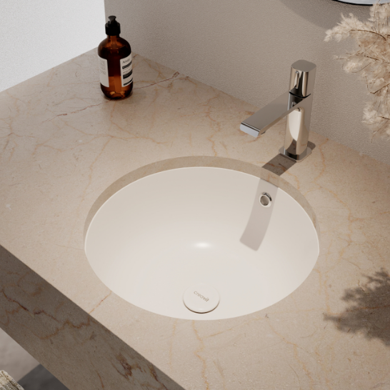 Creavit MA037 38x38 cm Mare Tezgahaltı Lavabo