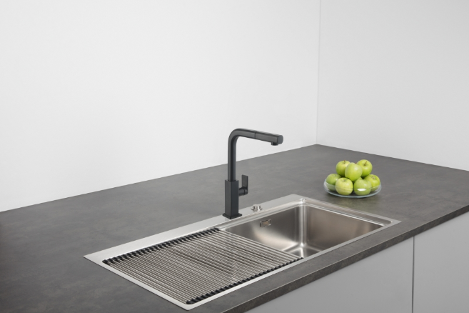 FRANKE Mythos Spiralli Endüstriyel Siyah Spiralli Mutfak Bataryası 115.0550.442