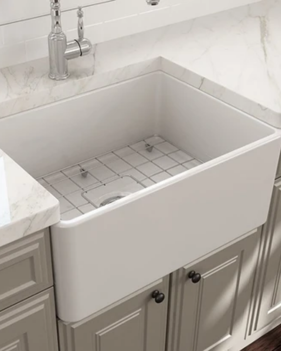 BOCCHİ 1137-001-0120 LAVELLO MUTFAK EVYESİ 60 cm Parlak Beyaz