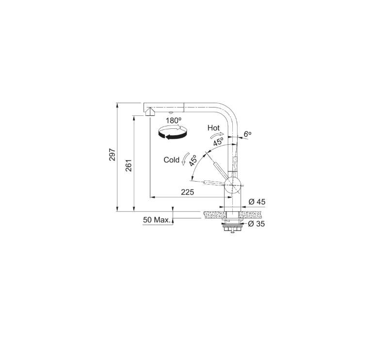Franke Atlas Neo Slim Sprey Mutfak Bataryası 115.0741.710