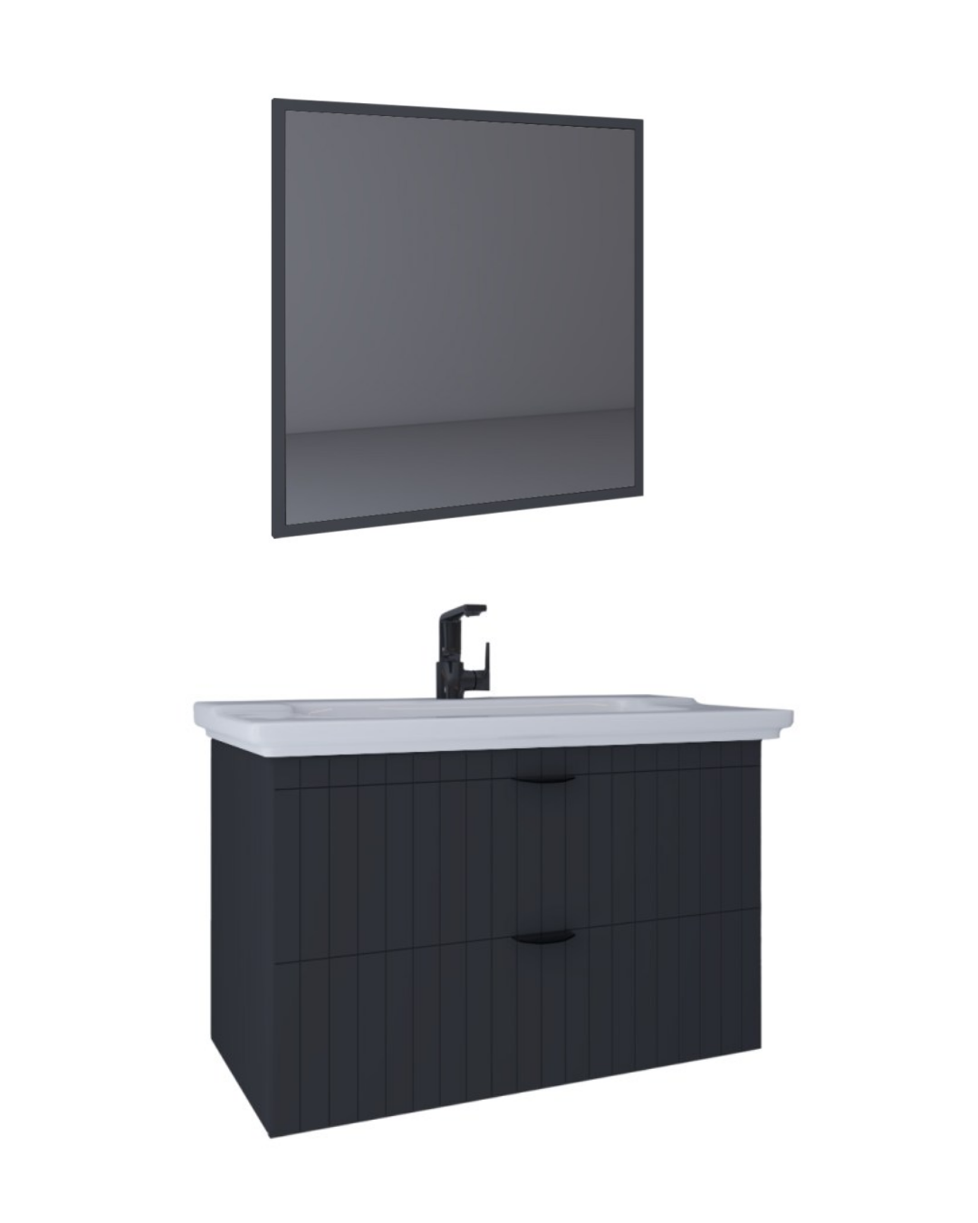 Kobos Noble Banyo Mobilyası Takımı Çekmeceli