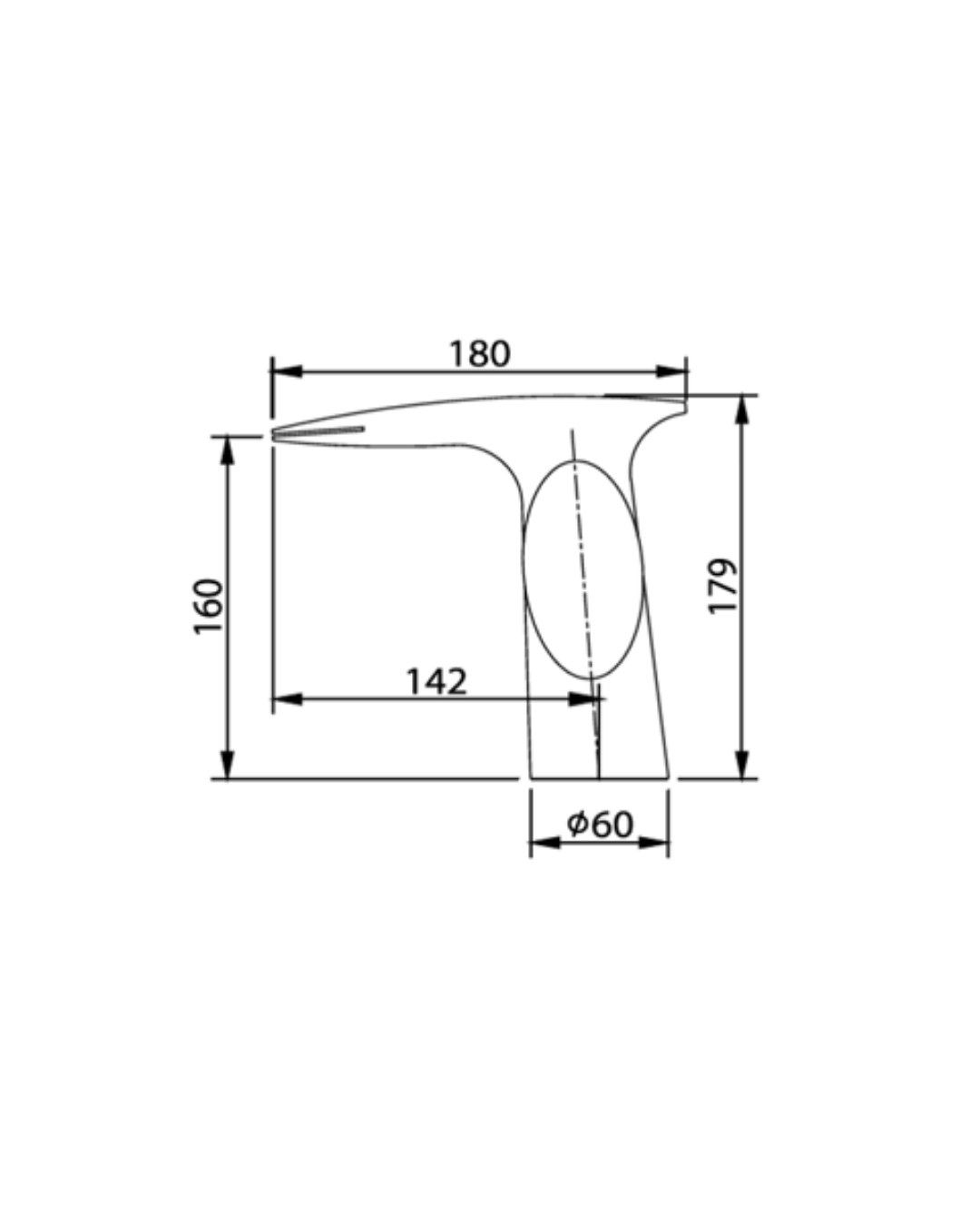 Orka Plus Nest Lavabo Armatürü Beyaz Krom NS 2500 WC
