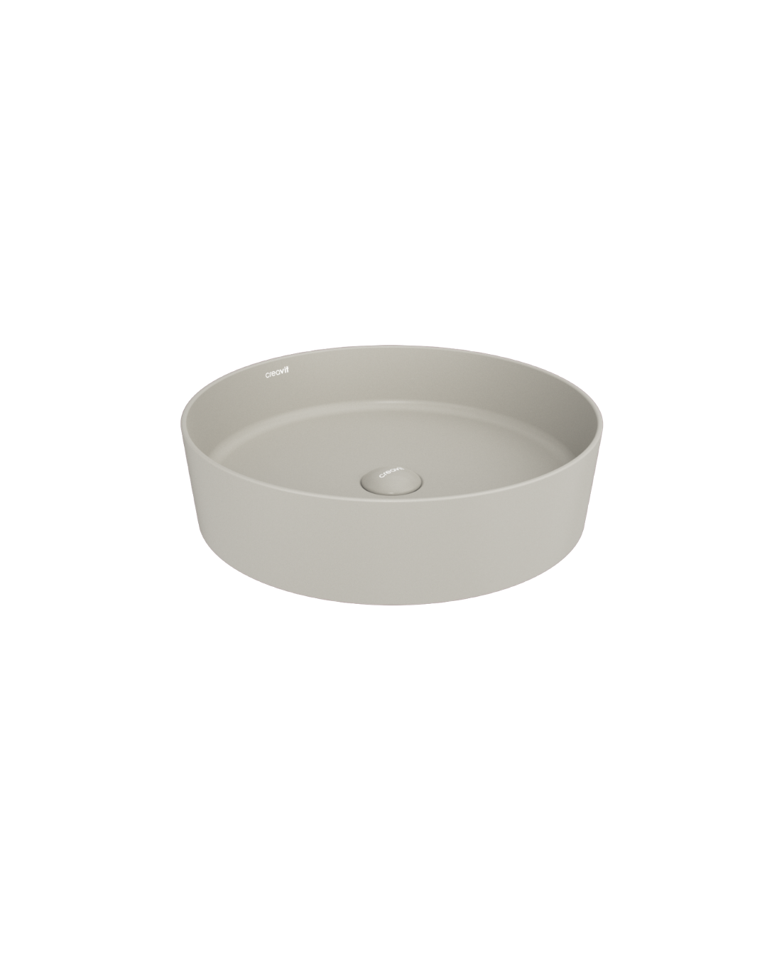 Creavit Loop Ø 45 cm Tezgah Üstü Çanak Lavabo  Cool Grey LP145.00CG