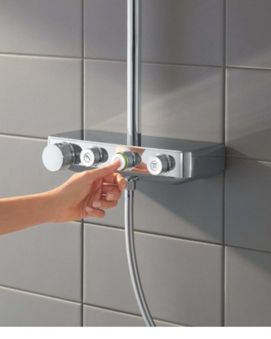Grohe Euphoria SmartControl System 310 Duo Duvara Monte Termostatik Bataryalı Duş Sistemi 26507000