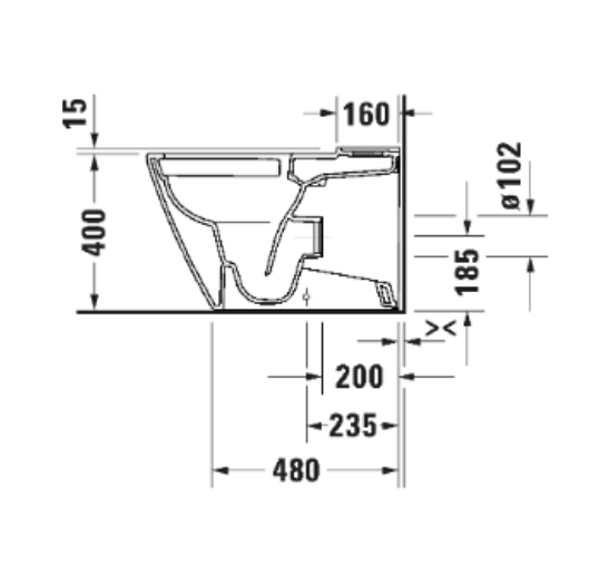 Duravit 2002390075 D-Neo Takım Klozet Seti