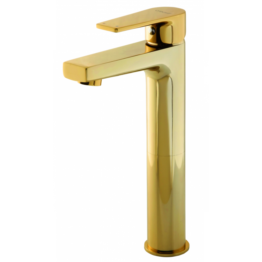 CREAVİT SHARP UZUN LAVABO BATARYASI ALTIN SR6500G