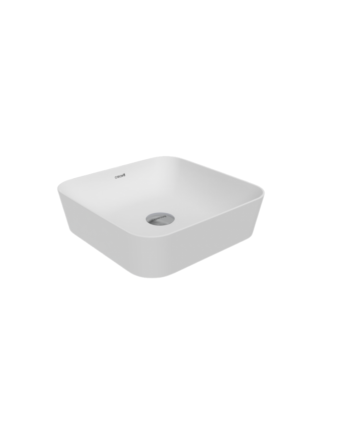 Creavit Ultra Tezgah Üstü 40 Cm Çanak Lavabo Parlak Beyaz UL040