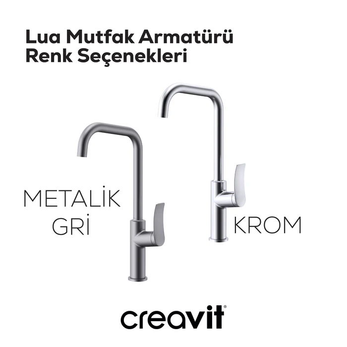 CREAVİT Lua Eviye Mutfak Bataryası Armatürü LU8500