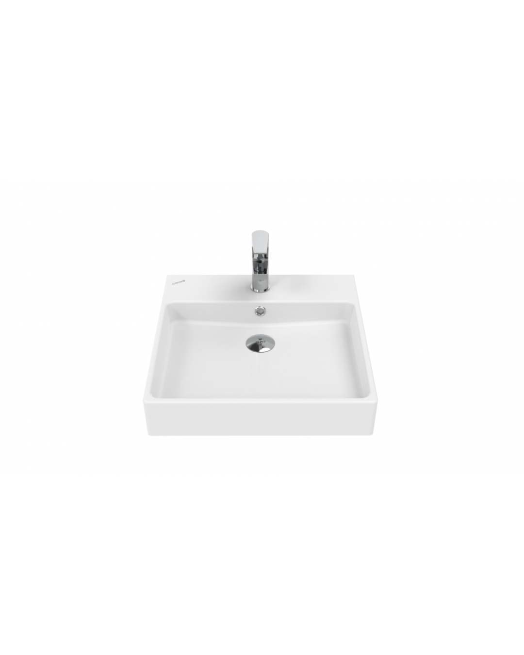 Creavit Next 50x50 cm Setüstü Düz Kare Lavabo NX255