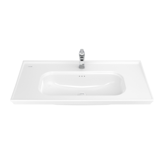 Creavit AN101 Antik Etajerli Lavabo 100 cm Beyaz