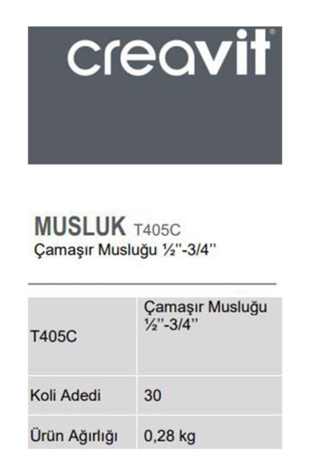 Creavit T405c Çamaşır Musluğu