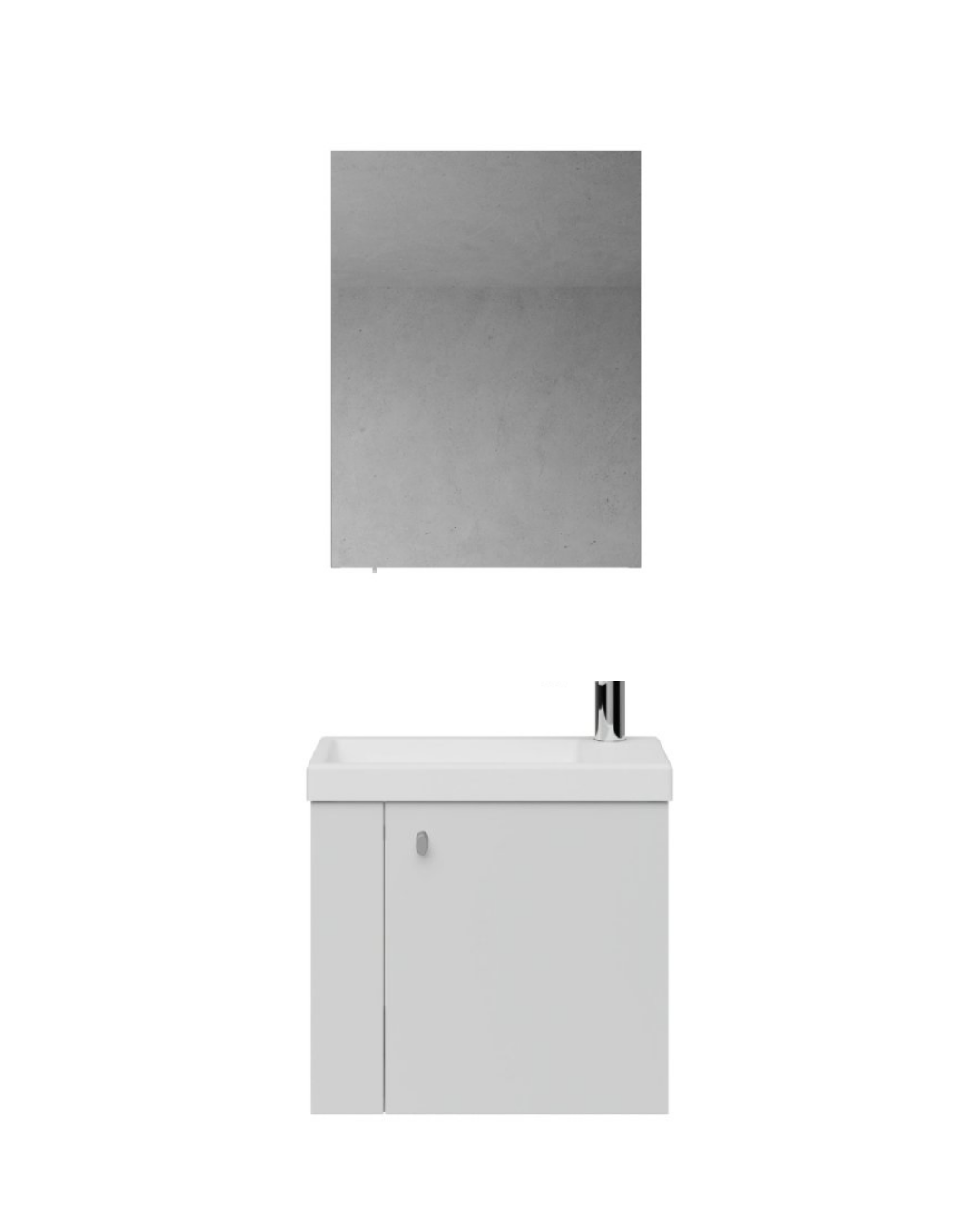 Creavit Forest 53 cm Banyo Dolabı Takımı