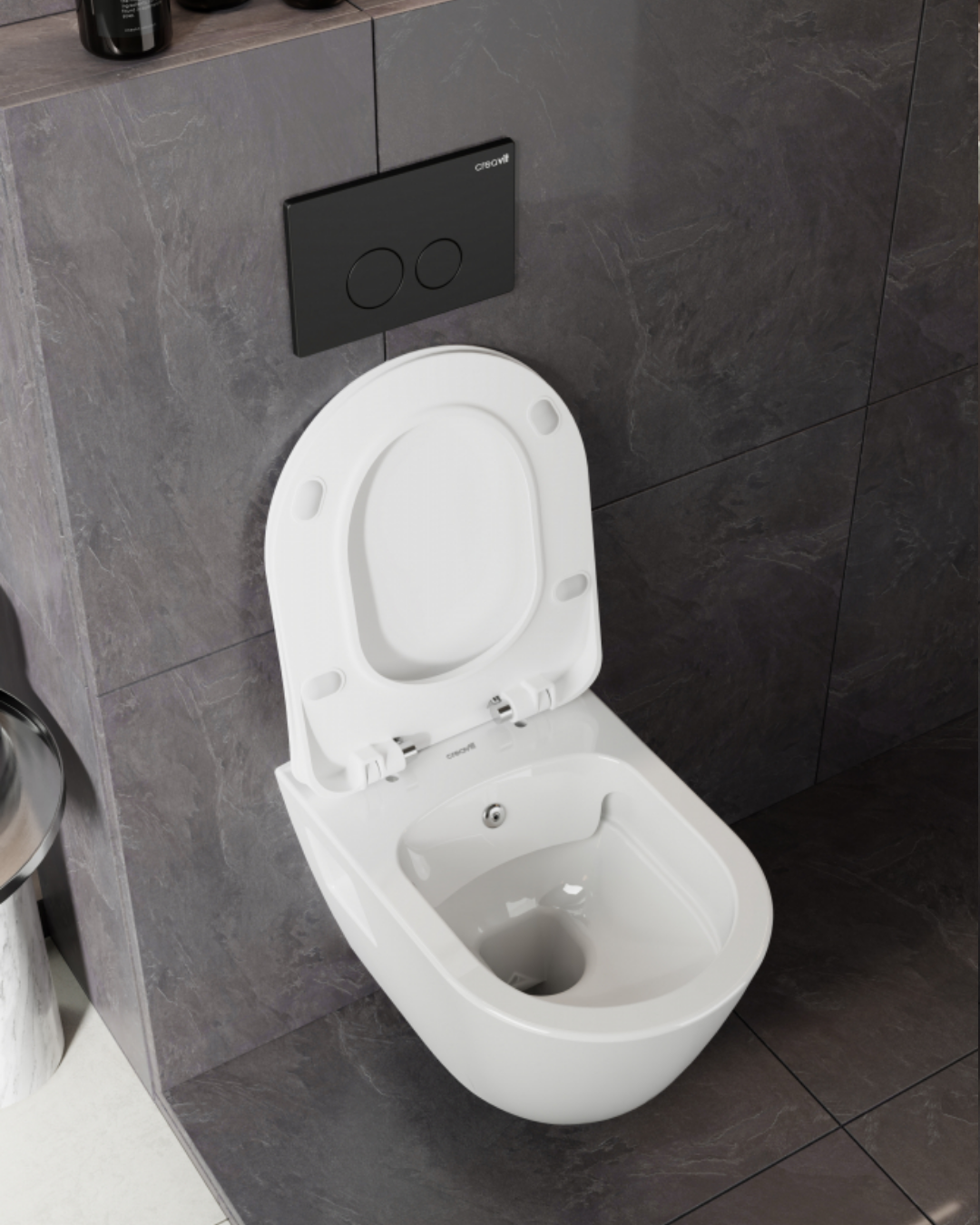 Creavit Terra Rim-Off Asma Klozet Beyaz Tp329 (Kapak Hariçtir)