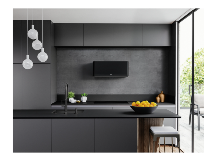 FRANKE Mythos Masterpiece FMY W BK M/AN 80 KL Matt Black+Antrasit Davlumbaz 335.0729.963