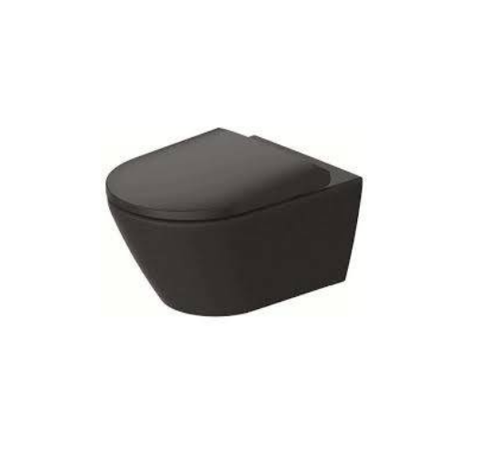 Duravit 257739AD75 D-Neo Kanalsız Asma Klozet Seti Mat Antrasit