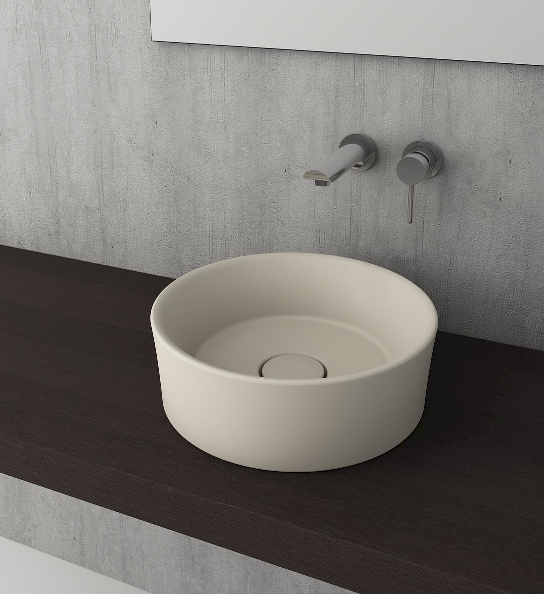 Bocchi Vessel Yuvarlak Çanak Lavabo 38 cm Yasemin 1174-007-0125