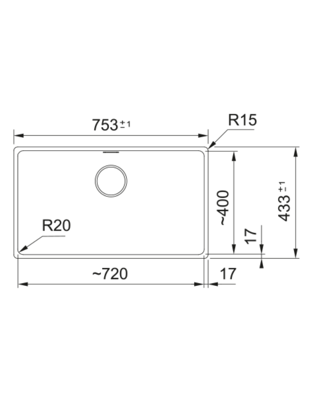 FRANKE Maris MRG 210/110-72 Granit Oyster Evye